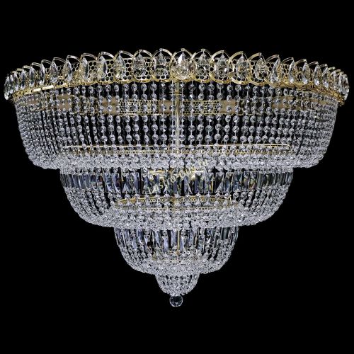 Люстра Хрустальный Каскад №17 3 яруса в Санкт-Петербурге Гусь Хрустальный