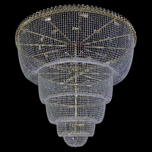 Люстра Хрустальный Каскад №48 5 ярусов в Санкт-Петербурге Гусь Хрустальный