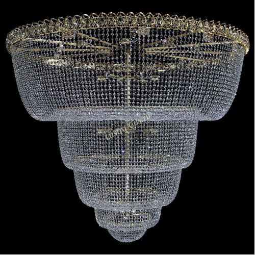 Люстра Хрустальный Каскад №48 5 ярусов в Санкт-Петербурге Гусь Хрустальный