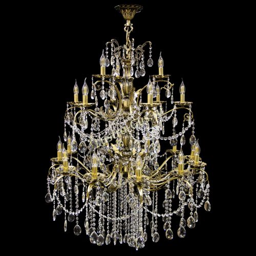 Люстра бронзовая Афина №21 в Санкт-Петербурге Гусь Хрустальный