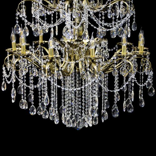 Люстра бронзовая Афина №21 в Санкт-Петербурге Гусь Хрустальный