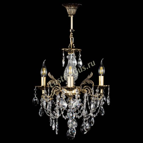 Люстра бронзовая Алфея №3/1 Баден в Санкт-Петербурге Гусь Хрустальный