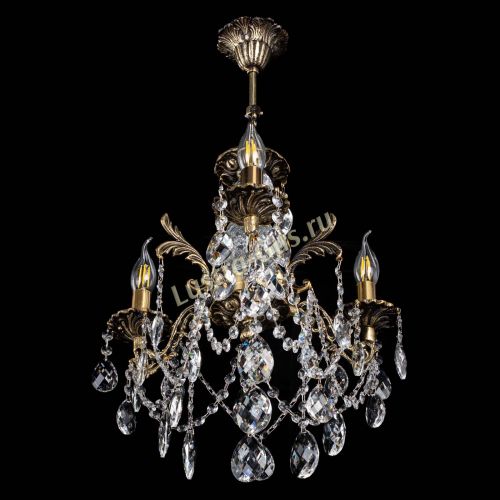 Люстра бронзовая Алфея №3/1 Баден в Санкт-Петербурге Гусь Хрустальный