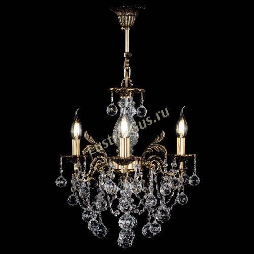 Люстра бронзовая Алфея №3/1 Шар в Санкт-Петербурге Гусь Хрустальный