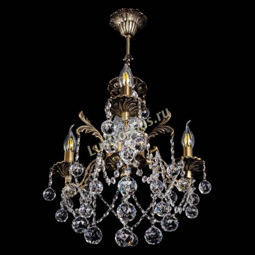Люстра бронзовая Алфея №3/1 Шар в Санкт-Петербурге Гусь Хрустальный