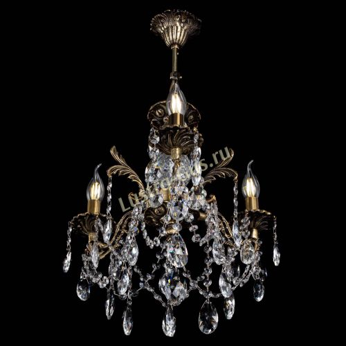 Люстра бронзовая Алфея №3/1 Журавлик в Санкт-Петербурге Гусь Хрустальный