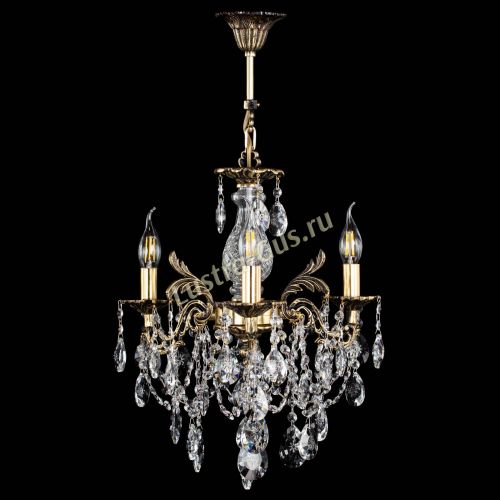 Люстра бронзовая Алфея №3/1 Звездочка в Санкт-Петербурге Гусь Хрустальный
