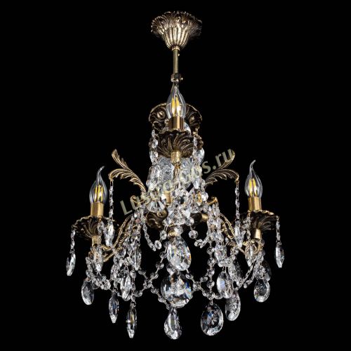 Люстра бронзовая Алфея №3/1 Звездочка в Санкт-Петербурге Гусь Хрустальный