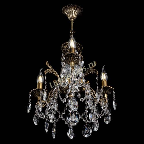 Люстра бронзовая Алфея №3/1 Звездочка в Санкт-Петербурге Гусь Хрустальный