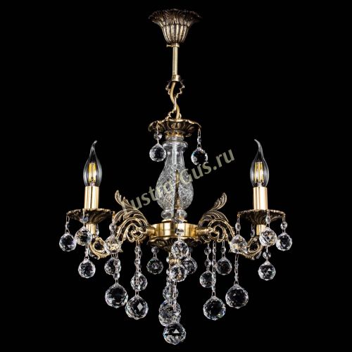Люстра бронзовая Алфея №3/2 Шар в Санкт-Петербурге Гусь Хрустальный