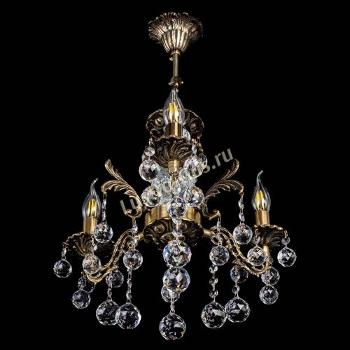 Люстра бронзовая Алфея №3/2 Шар в Санкт-Петербурге Гусь Хрустальный