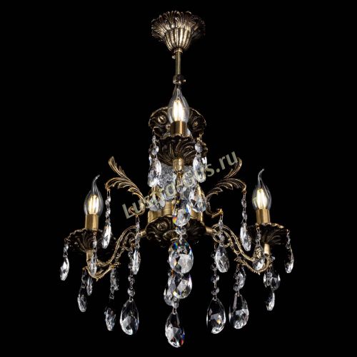 Люстра бронзовая Алфея №3/2 Журавлик в Санкт-Петербурге Гусь Хрустальный