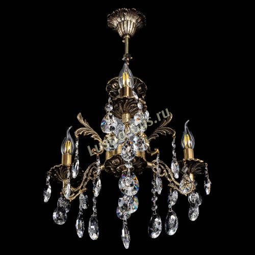 Люстра бронзовая Алфея №3/2 Звездочка в Санкт-Петербурге Гусь Хрустальный
