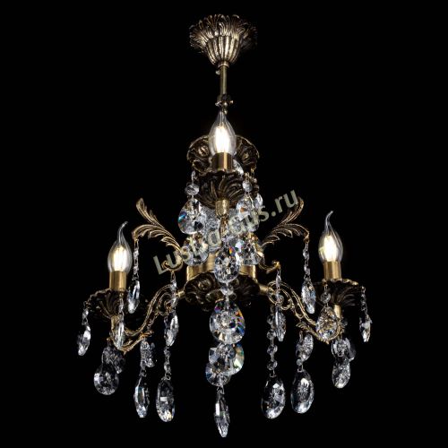 Люстра бронзовая Алфея №3/2 Звездочка в Санкт-Петербурге Гусь Хрустальный