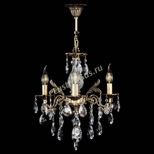 Люстра бронзовая Алфея №3/2 Звездочка в Санкт-Петербурге Гусь Хрустальный