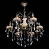 Люстра Алфея №6 с камнем журавлик в Санкт-Петербурге