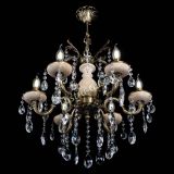 Люстра Алфея №6 с камнем журавлик в Санкт-Петербурге