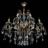 Люстра бронзовая Алфея Малахит №8 баден в Санкт-Петербурге