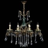 Люстра бронзовая Алфея Малахит №8 журавлик в Санкт-Петербурге