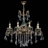 Люстра бронзовая Алфея Малахит №8 журавлик в Санкт-Петербурге