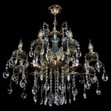 Люстра бронзовая Алфея Малахит №8 журавлик в Санкт-Петербурге