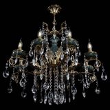 Люстра бронзовая Алфея Малахит №8 журавлик в Санкт-Петербурге