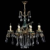 Люстра бронзовая Алфея Малахит №8 звездочка в Санкт-Петербурге