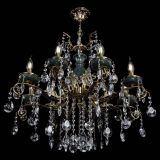 Люстра бронзовая Алфея Малахит №8 звездочка в Санкт-Петербурге