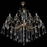 Люстра бронзовая Алфея Малахит №12 журавлик в Санкт-Петербурге