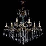 Люстра бронзовая Алфея Малахит №12 звездочка в Санкт-Петербурге