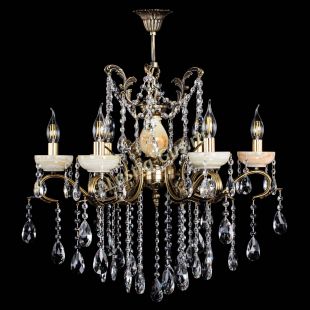 Бронзовая люстра Люстра бронзовая Алфея Оникс №6 шар