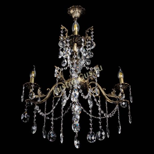 Люстра бронзовая Кассандра Алфея №3/1 баден в Санкт-Петербурге Гусь Хрустальный