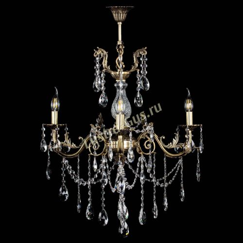 Люстра бронзовая Кассандра Алфея №3/1 журавлик в Санкт-Петербурге Гусь Хрустальный