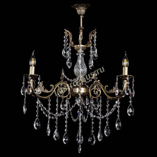 Люстра бронзовая Кассандра Алфея №3/1 журавлик в Санкт-Петербурге Гусь Хрустальный