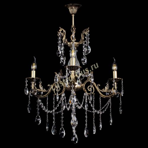 Люстра бронзовая Кассандра Алфея №3/1 журавлик в Санкт-Петербурге Гусь Хрустальный