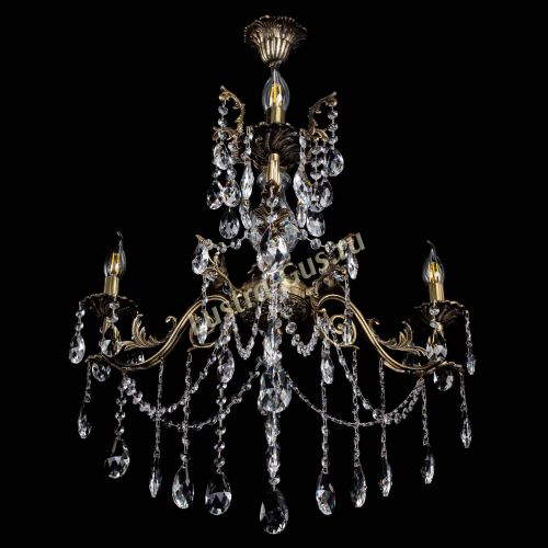 Люстра бронзовая Кассандра Алфея №3/1 журавлик в Санкт-Петербурге Гусь Хрустальный