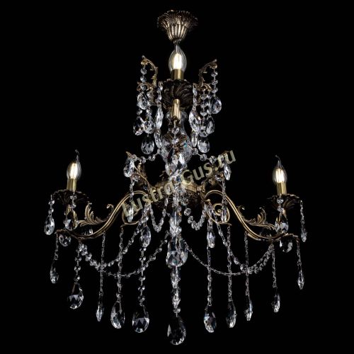 Люстра бронзовая Кассандра Алфея №3/1 журавлик в Санкт-Петербурге Гусь Хрустальный