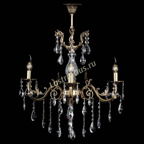 Люстра бронзовая Кассандра Алфея №3/2 журавлик в Санкт-Петербурге Гусь Хрустальный