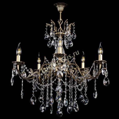 Люстра бронзовая Кассандра Алфея №5/1 баден в Санкт-Петербурге Гусь Хрустальный