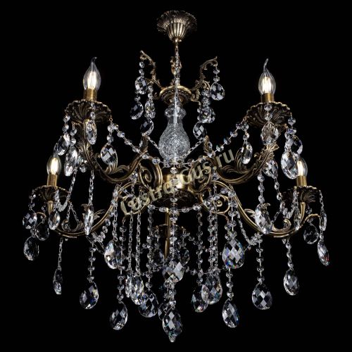 Люстра бронзовая Кассандра Алфея №5/1 баден в Санкт-Петербурге Гусь Хрустальный