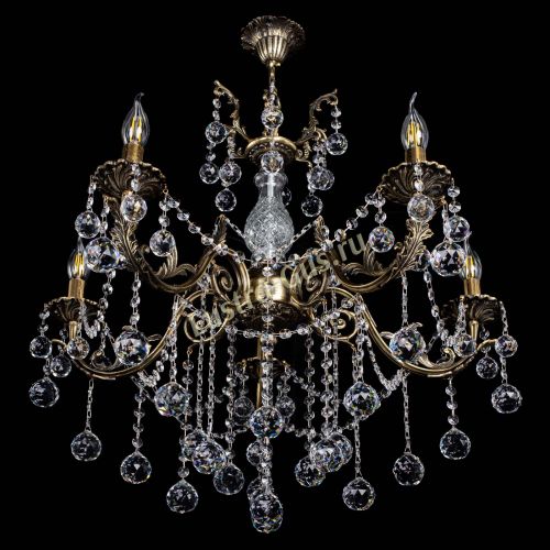 Люстра бронзовая Кассандра Алфея №5/1 шар в Санкт-Петербурге Гусь Хрустальный