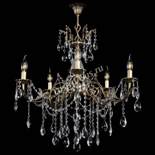 Люстра бронзовая Кассандра Алфея №5/1 журавлик в Санкт-Петербурге Гусь Хрустальный