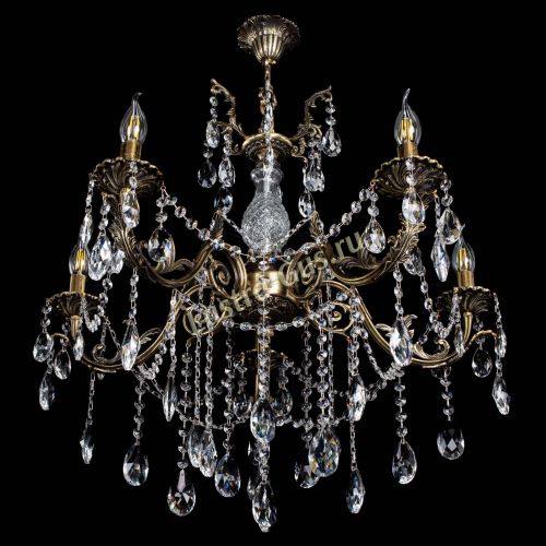 Люстра бронзовая Кассандра Алфея №5/1 журавлик в Санкт-Петербурге Гусь Хрустальный