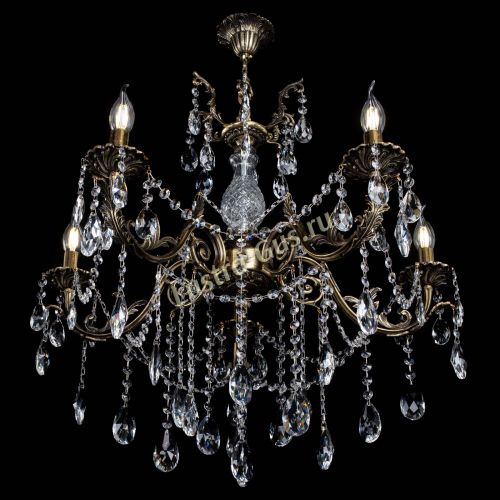 Люстра бронзовая Кассандра Алфея №5/1 журавлик в Санкт-Петербурге Гусь Хрустальный