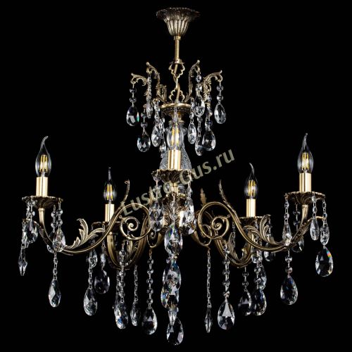 Люстра бронзовая Кассандра Алфея №5/2 журавлик в Санкт-Петербурге Гусь Хрустальный