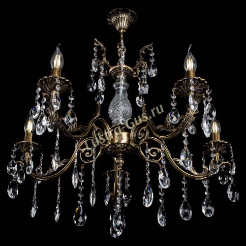 Люстра бронзовая Кассандра Алфея №5/2 журавлик в Санкт-Петербурге Гусь Хрустальный