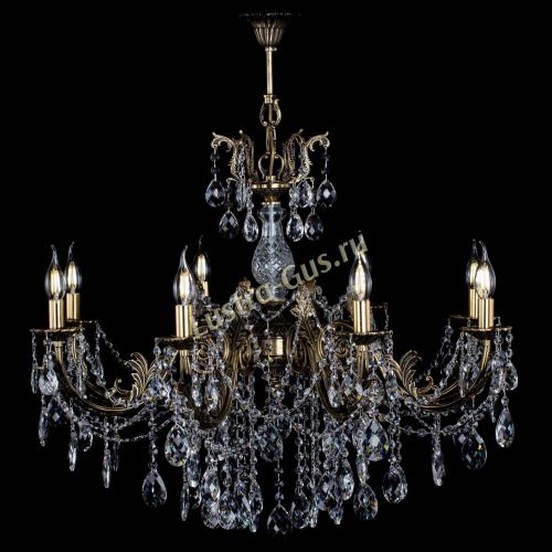 Люстра бронзовая Кассандра Алфея №8/1 баден в Санкт-Петербурге Гусь Хрустальный