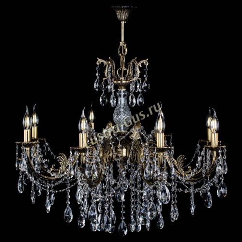 Люстра бронзовая Кассандра Алфея №8/1 журавлик в Санкт-Петербурге Гусь Хрустальный