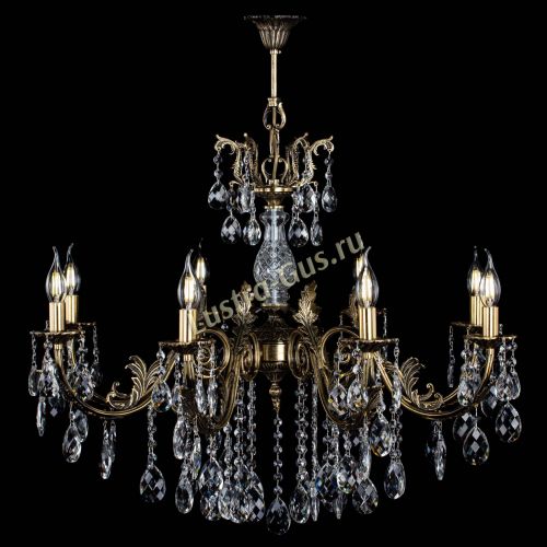 Люстра бронзовая Кассандра Алфея №8/2 баден в Санкт-Петербурге Гусь Хрустальный