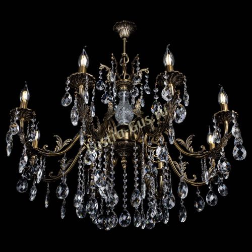 Люстра бронзовая Кассандра Алфея №8/2 баден в Санкт-Петербурге Гусь Хрустальный